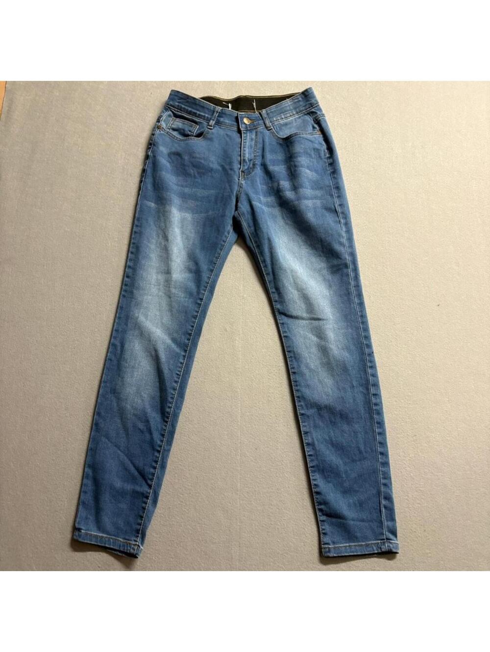 Angels of Difference Skinny Jeans Womens Size 6/28 Blue Stretch Denim Mid Rise